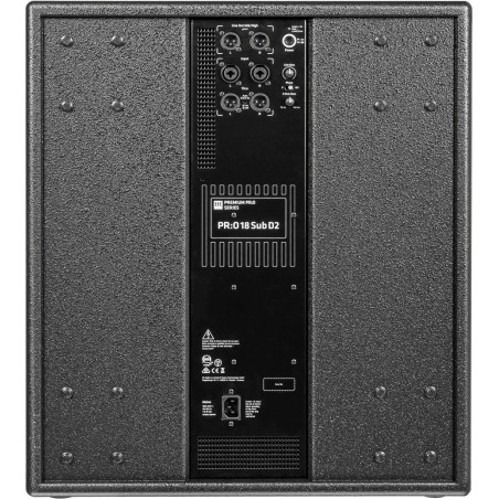 PRO-118SD2 - Subwoofers amplifiés D2 - 18" 1,2 kWrms Sub