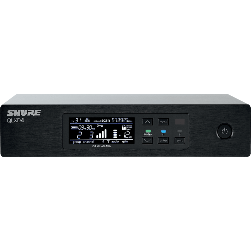 QLXD4-H51 Recepteur Bande H51 534-598MHz QLXD4-H51 Recepteur Bande H51 534-598MHz