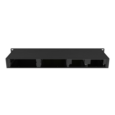 RU-01 Rack 1 à 4 modules 1U-4CH redudant power rackmount
