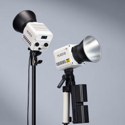 Godox ML60II BI Portable LED Light（Bi Color) with AK-B01 Holding Handle and Battery Support Kit