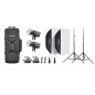 Litemons LA200R K2 RGB LED Video Light 2-light kit noir
