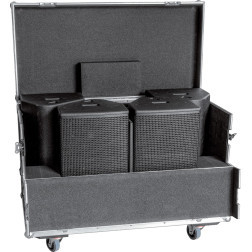 FCASE-4CX12 - Accessoires - Flight-case pour 4 CX12 Acce