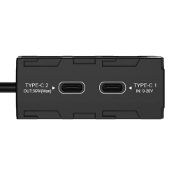 DB-DF570 Dual Side NP-F Dummy Battery  USB-C et D-Tap