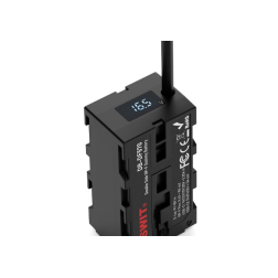 DB-DF570 Dual Side NP-F Dummy Battery  USB-C et D-Tap