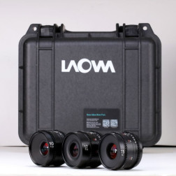 MFT Cine kit 3 optics 7.5mm 10mm 17mm
