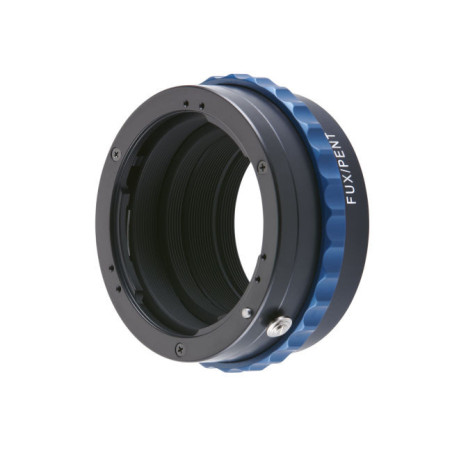 Adapter Pentax K lenses to Fuji X-mount cameras w. aperture control