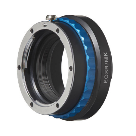Adapter Nikon lenses to RF-Mount cameras w. aperture control