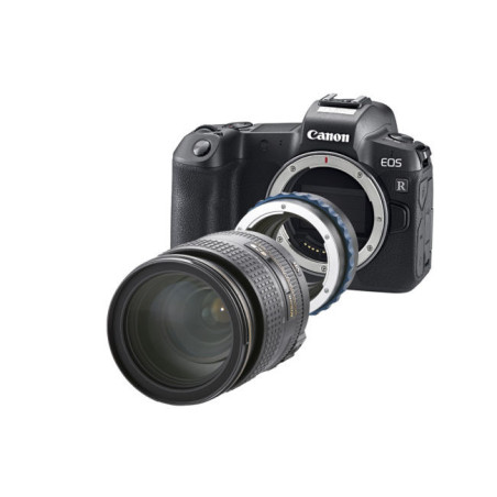 Adapter Nikon lenses to RF-Mount cameras w. aperture control