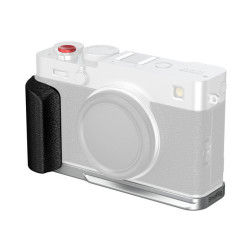 5447 L-Shaped Mount Plate with Silicone Handle for FUJIFILM X-E5 (Silver)