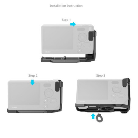 5389 L-Shaped Mount Plate with Handle for Sigma BF (Black)