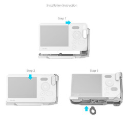 5390 L-Shaped Mount Plate with Handle for Sigma BF (Silver)