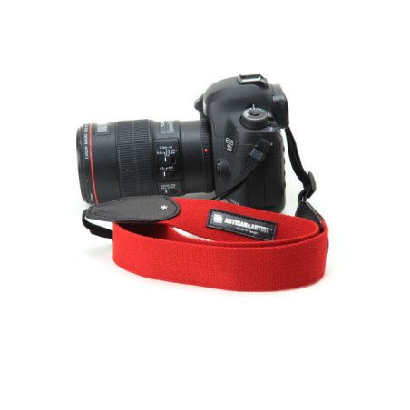 ACAM 112A acrylic camera strap red
