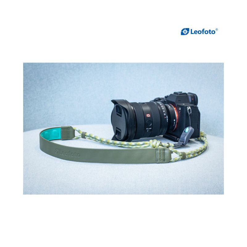 Camera strap - pine green
