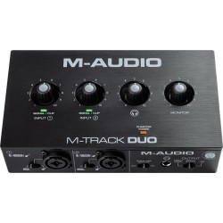 MTRACK-DUO 2 canaux, 2 entrées combo XLR/jack M-AUDIO