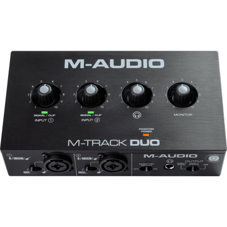 MTRACK-DUO 2 canaux, 2 entrées combo XLR/jack