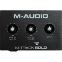 MTRACK-SOLO 2 canaux, 1 entrées combo + entrée jack instrument/ligne M-AUDIO