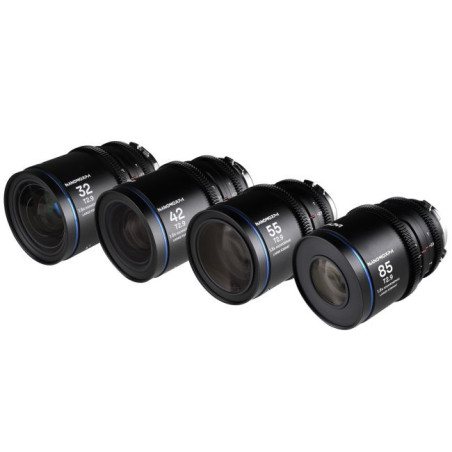 Nanomorph LF 4-Lens Bundle (32mm, 42mm, 55mm, 85mm) (Blue) Arri PL/Canon EF