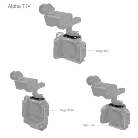MD4019 Adapter Plate for Sony FX3 XLR Handle