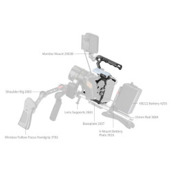 4574 Basic Cage Kit for Blackmagic Design Cinema 6K