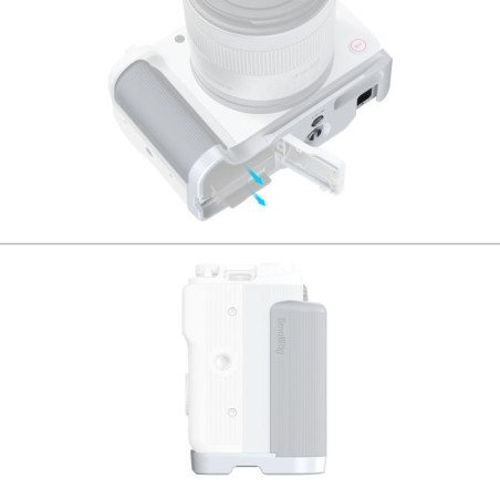5430 L-Shaped Mount Plate with Handle for Canon EOS R50 V (White)