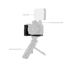 4778 L-Shape Mount Plate with Silicone Handle for Sony ZV-E10 II