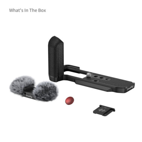 4876 L-Shape Mount Plate with Silicone Handle for FUJIFILM X-M5(Black)