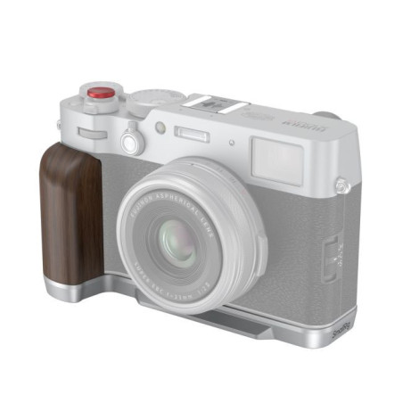 4804 Wooden L-Shape Grip for FUJIFILM X100VI X100V (Silver)