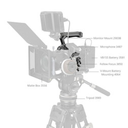 5029 HawkLock Quick Release Cage Kit for Canon EOS R5 Mark II