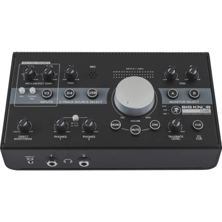 BIGKNOB-STUDIO - USB 3 in 2 out 24 bit96 kHz USB 3 in 2
