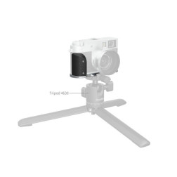 5216 L-Shaped Mount Plate with Silicone Handle for FUJIFILM X half (Silver)