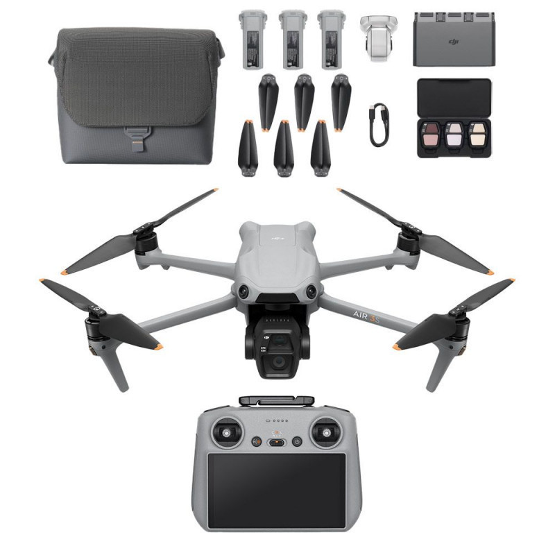 Air 3S Fly More Combo avec radiocommande DJI RC 2 Air 3S Fly More Combo avec radiocommande DJI RC 2