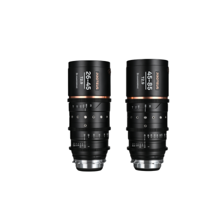 Proteus Zoom 2X Anamorphic 2-Lens Bundle (26-45mm,45-85mm) - Amber (Meter)