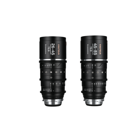 Proteus Zoom 2X Anamorphic 2-Lens Bundle (26-45mm,45-85mm) - Silver (Meter)