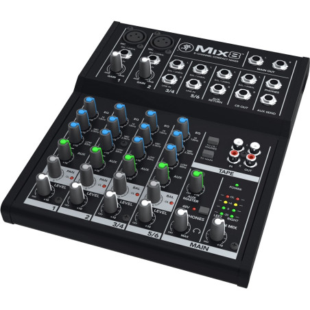 MIX - Compacte 8 canaux, 10 entrées MIX - Compacte 8 can