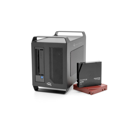 Mercury Pro LTO-8 Thunderbolt Tape Storage/Archiving Solution with Hedge Canister Software and 4.0TB Onboard Storage