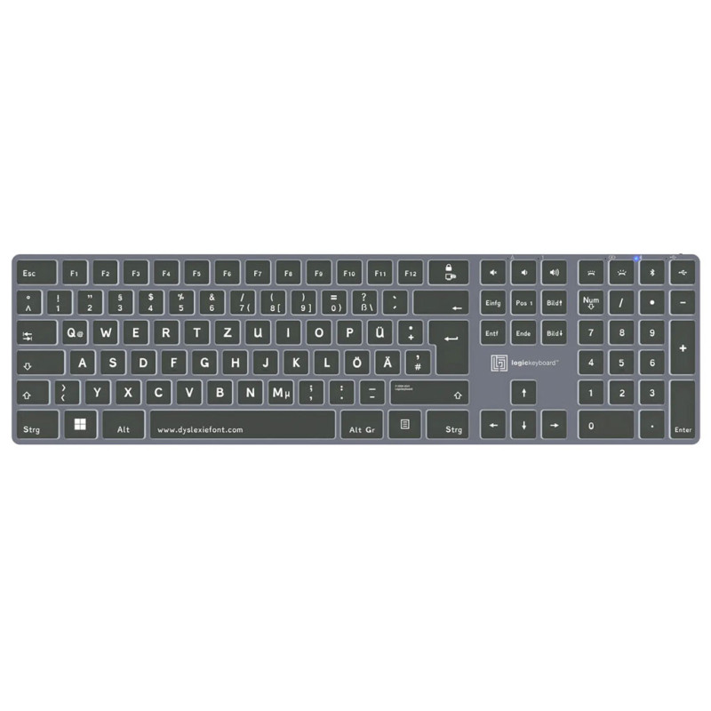 Logickeyboard Dyslexie TITAN DE (PC) Logickeyboard Dyslexie TITAN DE (PC)