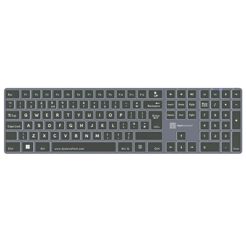Logickeyboard Dyslexie TITAN UK (PC) Logickeyboard Dyslexie TITAN UK (PC)