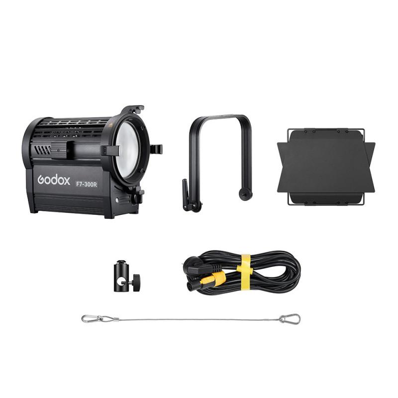F7-300R Kit1 Full Color LED Fresnel Light