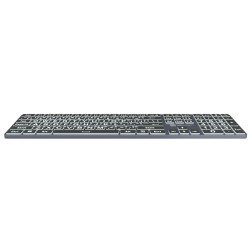 Logickeyboard XL-Print White on Black TITAN FR (PC)