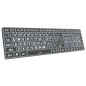 Logickeyboard XL-Print White on Black TITAN FR (PC) Logickeyboard XL-Print White on Black TITAN FR (PC)