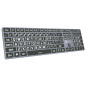 Logickeyboard XL-Print White on Black TITAN FR (PC) Logickeyboard XL-Print White on Black TITAN FR (PC)