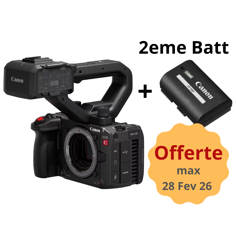 EOS-C50 avec 1 batterie supplementaire