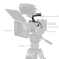 5957 HawkLock Quick Release Cage Kit for Canon EOS R6 Mark III / R6 Mark II