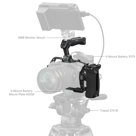 5958 HawkLock Quick Release Cage Kit for Canon EOS R6 Mark III / R6 Mark II (Advanced Edition)