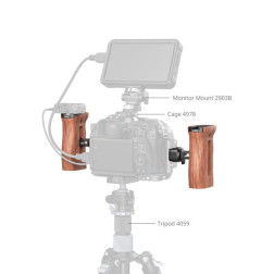 2187C Wooden Side Handle with NATO Clamp