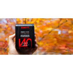 Batteria V-Mount Li-Ion USB-C, Tiny Size, Mega Capacity 140Wh/9.7Ah D-tap Swit