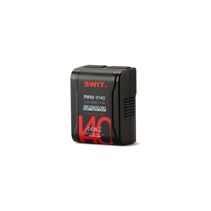 Batteria V-Mount Li-Ion USB-C, Tiny Size, Mega Capacity 140Wh/9.7Ah D-tap