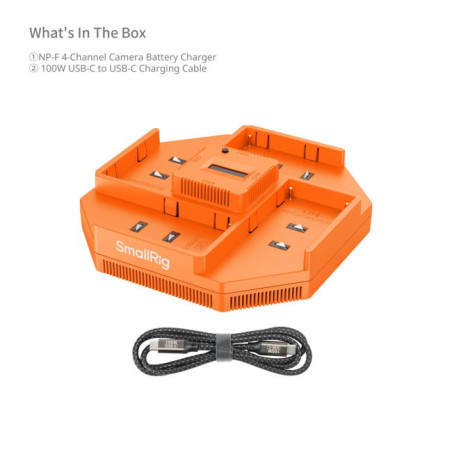 4837 NP-F 4-Channel Camera Battery Charger