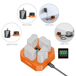 5747 Four-Channel Camera Battery Charger for EN-EL15c