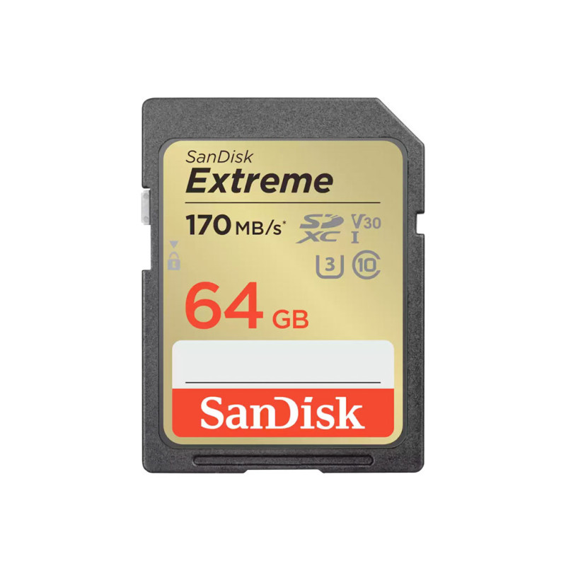 SD Extreme 64Go max 180MBs SD Extreme 64Go max 180MBs